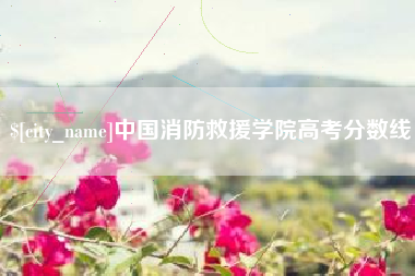 巴彦淖尔中国消防救援学院高考分数线