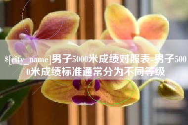 巴彦淖尔男子5000米成绩对照表-男子5000米成绩标准通常分为不同等级