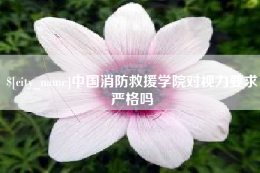 巴彦淖尔中国消防救援学院对视力要求严格吗