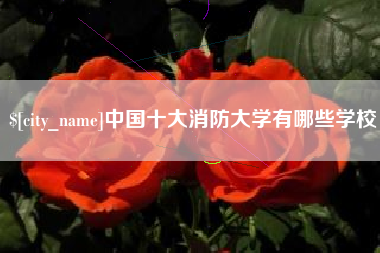 巴彦淖尔中国十大消防大学有哪些学校