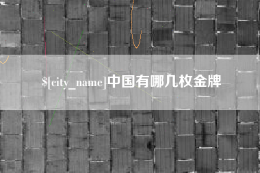 巴彦淖尔中国有哪几枚金牌