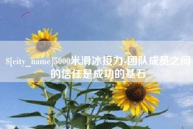 巴彦淖尔5000米滑冰接力-团队成员之间的信任是成功的基石