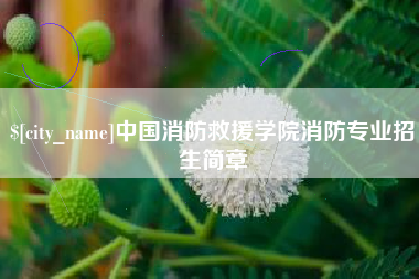巴彦淖尔中国消防救援学院消防专业招生简章