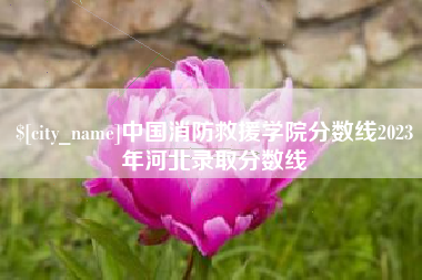 巴彦淖尔中国消防救援学院分数线2023年河北录取分数线