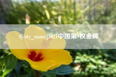 巴彦淖尔2021中国第9枚金牌