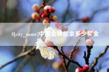 巴彦淖尔中国金牌能拿多少奖金
