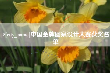 巴彦淖尔中国金牌图案设计大赛获奖名单