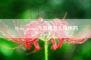 巴彦淖尔九宫格怎么排序的