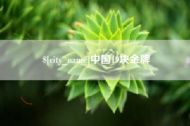 巴彦淖尔中国19块金牌