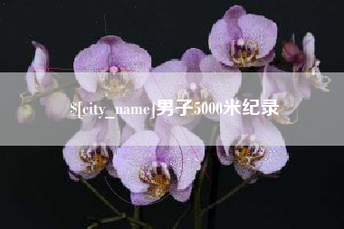 巴彦淖尔男子5000米纪录