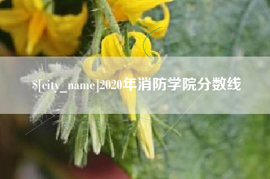 巴彦淖尔2020年消防学院分数线