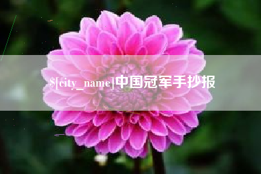 巴彦淖尔中国冠军手抄报