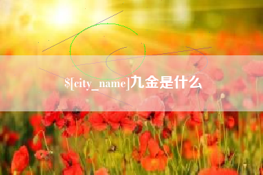 巴彦淖尔九金是什么