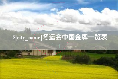 巴彦淖尔冬运会中国金牌一览表
