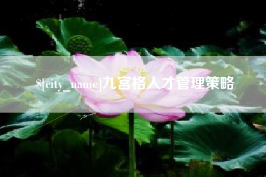 巴彦淖尔九宫格人才管理策略