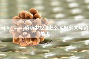巴彦淖尔消防中控证怎么考取多大年龄能考